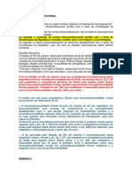 Caderno de Exercicios de Jurisdição Constitucional