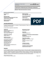 Determinación de Cumplimiento Ambiental para Evaluación Ambiental