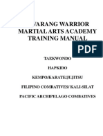 Hwarang Warrior Curriculum 2012