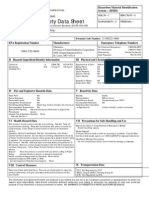 Material Safety Data Sheet