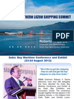 SBMA Chairman Roberto Garcia's Northern Luzon Shipping Summit Final Presentation