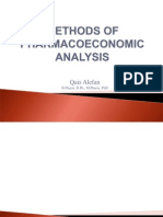 Methods of Pharmacoeconomic Analysis