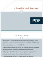 Employee Benefits and Services