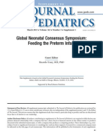 Feeding The Preterm-Consensus