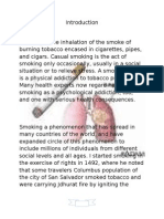 Introduction Definition Smoking Is The Inhalation of The Smoke of