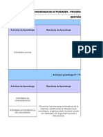 Cronograma Gestión Seguridad Informática