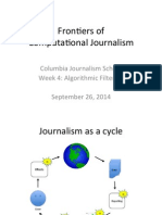 Algorithmic Filtering. Computational Journalism Week 4