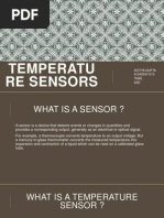 Temperature Sensors and Photo Sensors