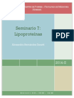 Seminario 7 - Lipoproteinas