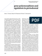 Cytokine Gene Polymorphism and Immunoregulation in Periodontal Disease