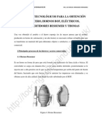 Procesos Tecnolc3b3gicos para La Obtencic3b3n Del Acero Hornos Bof Elc3a9ctricos Convertidores Bessemer y Thomas