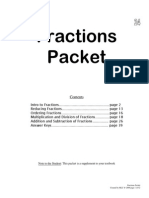 Fraction Practice Packet