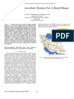 Design of A Photovoltaic System For A Rural House: M.Aminy, N.Barhemmati, A.Hadadian, F.Vali