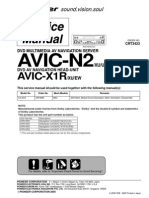 Pioneer - Avic n1 - Avic x1r crt3423