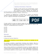 Exercícios Resolvidos e Propostos - Probabilidade e Estatística