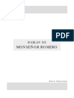 Hablan de Monseñor Romero PDF