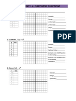 1.4 Eight Basic Functions - Worksheet