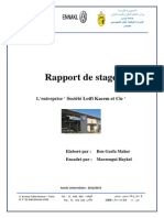 Rapport de Stage