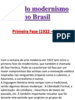 Primeira Fase Do Modernismo