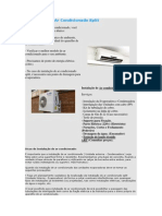 Instalação de Ar Condicionado Split