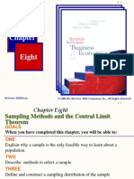 Chapter 08 Sampling Methods and The Central Limit Theorem