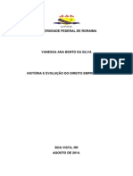 Resenha História e Evolução Do Direito Empresarial PDF