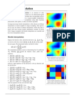 Bicubic Interpolation Wiki PDF