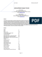 Operational Modal Analysis Tutorial