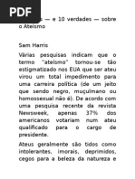 10 Mitos - e 10 Verdades - Sobre o Ateísmo