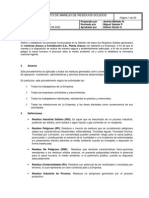 Procedimiento Manejo de Residuos Solidos PDF