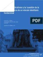 El Primer Radicalismo y La Cuestión de La Nación (Francisco J. Reyes) PDF