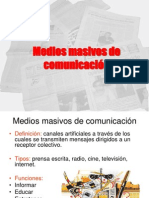 Medios Masivos de Comunicacion Primero Medio