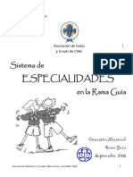 Cartilla de Especialidades Rama Guia Scout Isi PDF