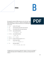 Appendix B - MIPS Instructions