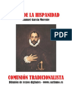 Manuel Garcia Morente Idea de La Hispanidad