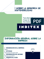 Informe Sobre La Memoria de Sostenibilidad de Inditex PDF