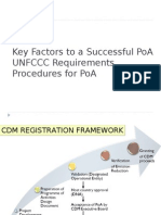 06 Key Factors To A Successful PoA UNFCCC Requirements by Ms Maya Villaluz