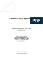 DDR Interface Design Implementation