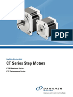 CT Series Step Motors: CTM Maximum Series CTP Performance Series