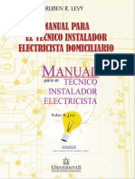 Manual para El Tecnico Instalador, Electricista Domiciliario PDF