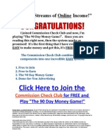 Commission Check Club Affiliate Program Multiple Streams of Income