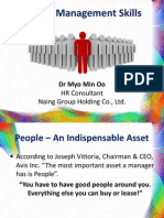 People Management Skills: HR Consultant Naing Group Holding Co., LTD