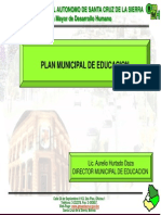 Plan Municipal de EDUCACIÓN2009 PDF