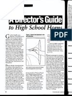 A Directors Guide To High School Horns