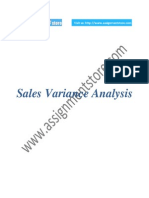 Sales Variances