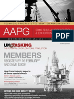 AAPG 2010 Annual Convention & Exhibition Technical Program & Registration Announcement