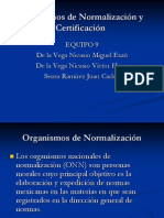 Organismos de Normalización y Certificación