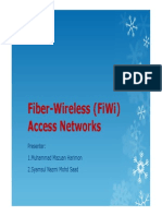 Slide Assignment Example 2 - Fiber-Wireless (FiWi) Access Networks