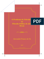 SÁ, Alexandre. O Problema Da Tolerância Na Filosofia Politica de John Rawls PDF