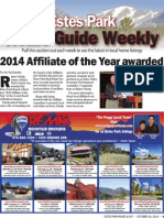 2014 Affiliate of The Year Awarded: For All Estes Park Listings Mountain Brokers